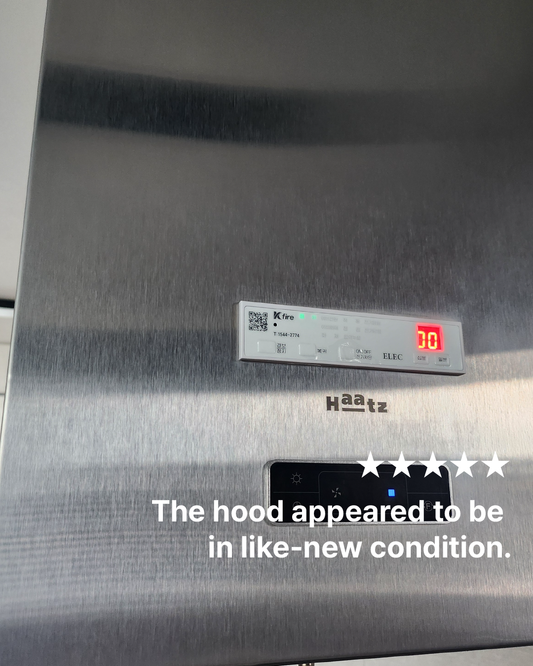 The Kitchen Hood Looked Brand New!