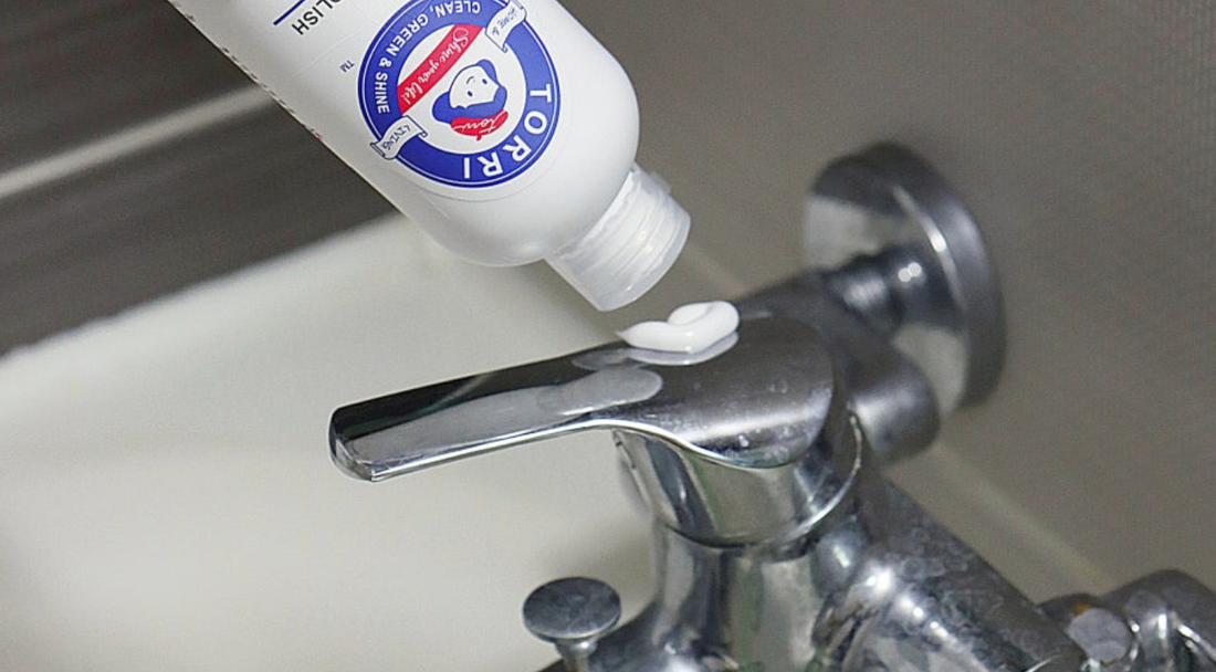 Bathroom Water Stain Removal Made Easy with TORRI Living Polish (Real Review)